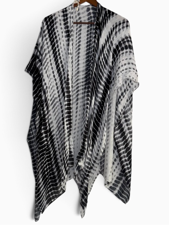 Michael Stars Accessories - Michael Stars Tie Dye Convertible Ruana Scarf Kimono Shawl Beach Cover Up Wrap